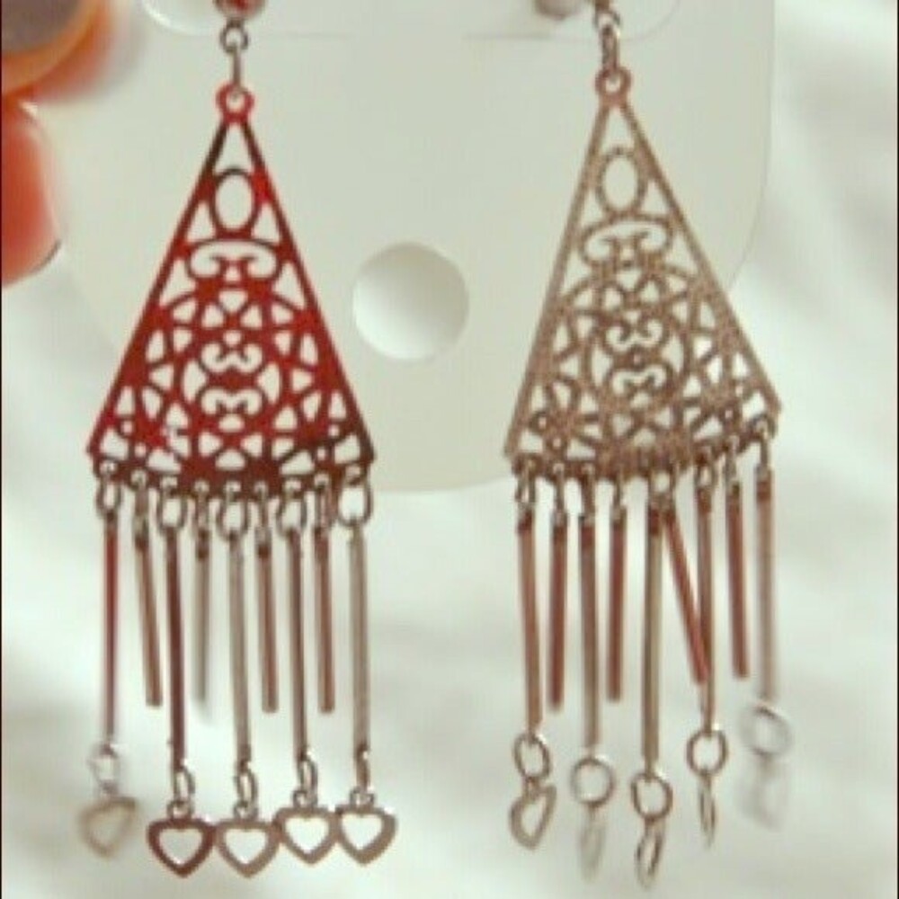 cute silver earrings